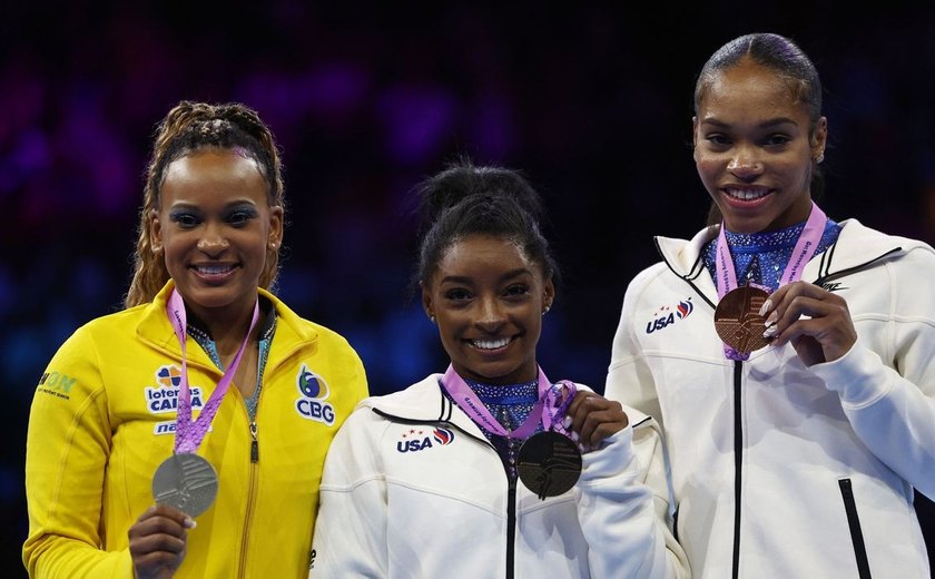 Ginástica vive novo momento com pódio formado apenas por negras