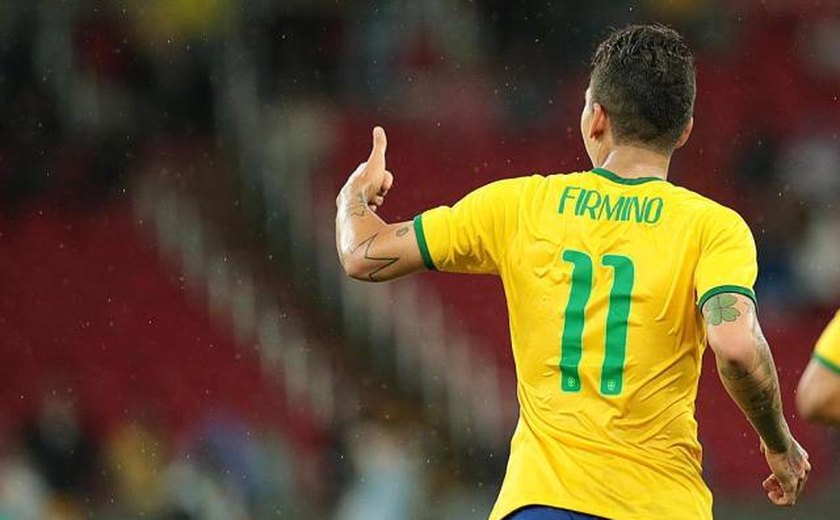 Com gol de Firmino, Brasil vence Honduras no Beira-Rio