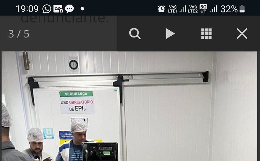 Vigilância Sanitária apreende uma tonelada de carne vencida em supermercado na Serraria