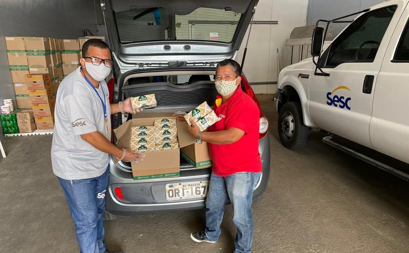 Mesa Brasil repassa 6,8 toneladas de alimentos em Alagoas