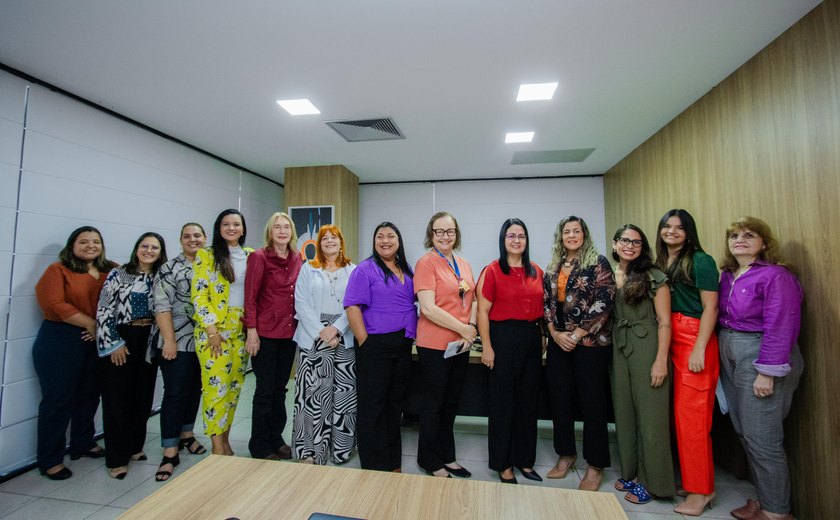 Secretárias de Estado discutem agenda para visita da ministra da Mulher a Alagoas
