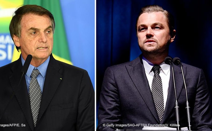 Leonardo DiCaprio rebate acusação de Bolsonaro sobre queimadas