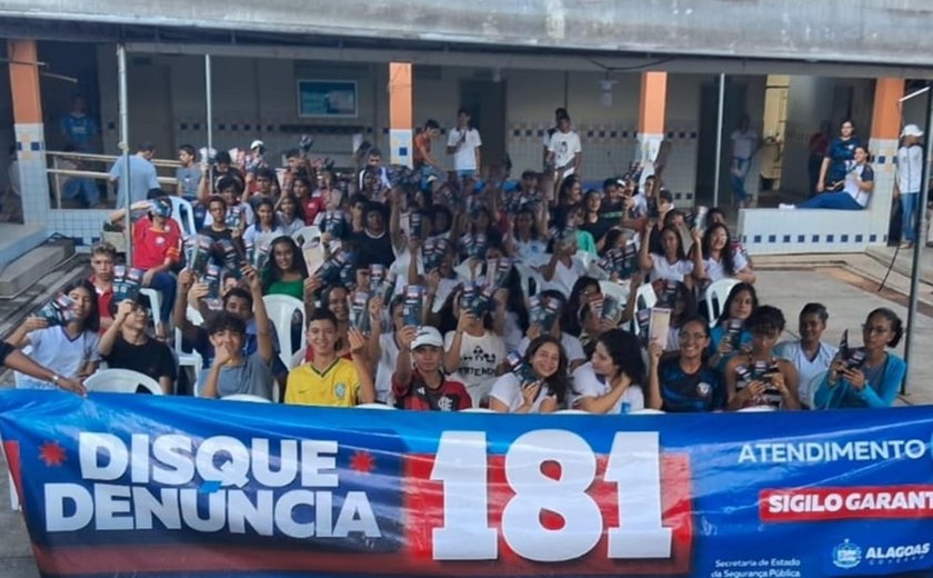Segurança Pública conscientiza população de Igaci sobre importância do Disque-Denúncia