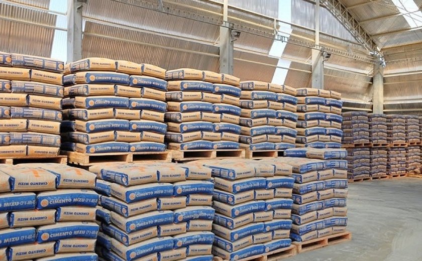Vendas de cimento sobem 13,2% em junho no mercado interno