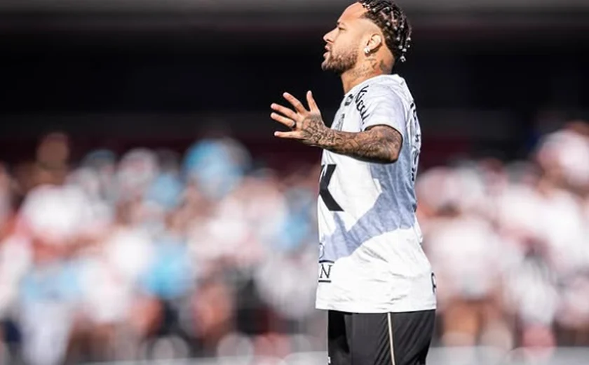 Neymar só testemunha goleada histórica do Vasco sobre o Santos no MorumBis