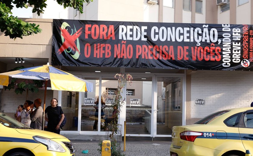 Manifestação impede entrada de nova gestão no Hospital de Bonsucesso