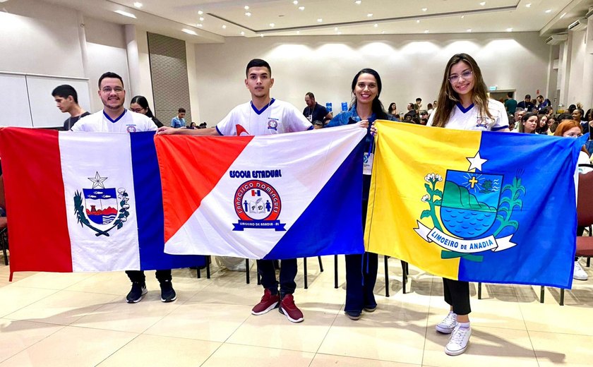 Escola Francisco Domingues representa rede estadual na etapa nacional da Olimpíada Brasileira de Geografia