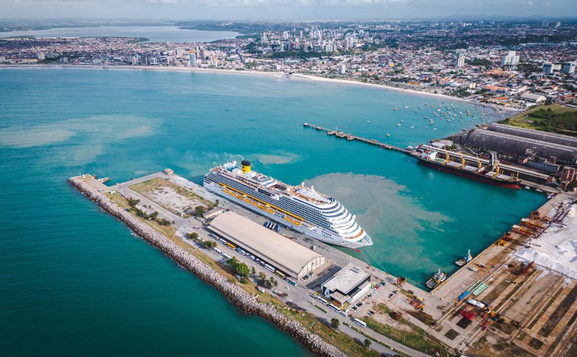 Maceió recebe o maior cruzeiro da temporada de 2024