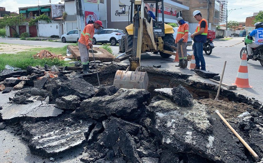 Infraestrutura leva serviços de recuperação de galerias a ruas da capital