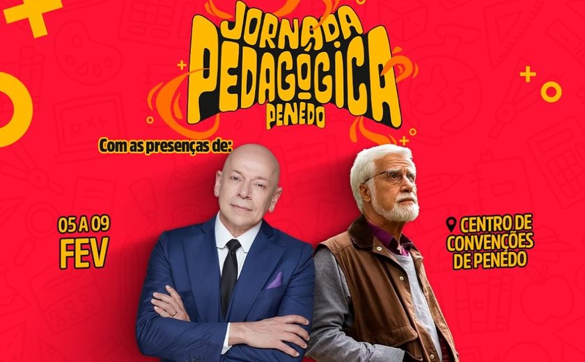 Jornada Pedagógica 2024 da Semed traz Leandro Karnal e José Pacheco para Penedo