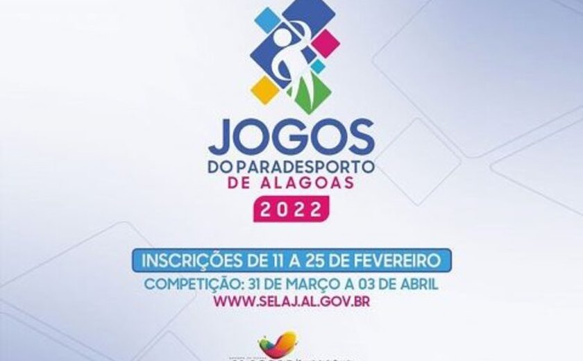 Arapiraca será sede dos Jogos do Paradesporto de Alagoas