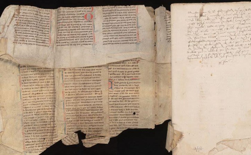 Pesquisadores encontram raros contos de Merlin e do rei Arthur em manuscrito do século XIII (FOTOS)