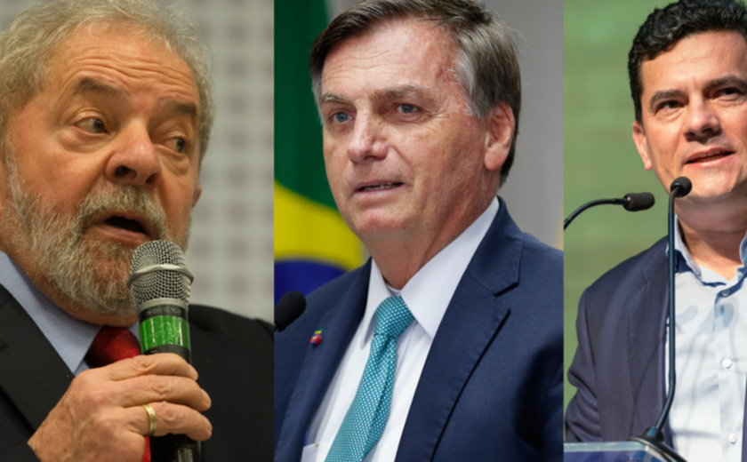 Eleições 2022: Lula tem 44%, Bolsonaro 24% e Moro 9%, diz pesquisa Ipespe