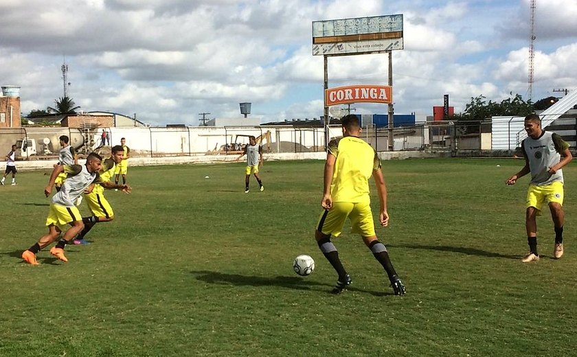 ASA treina em Bragança antes da estreia na Copa do Brasil contra o Bragantino
