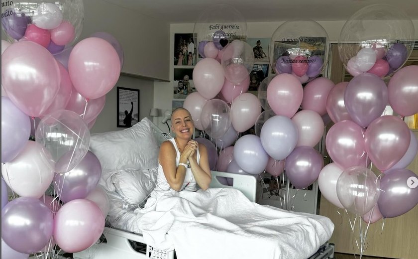 'Eu renasci': Fabiana Justus celebra sucesso do transplante de medula