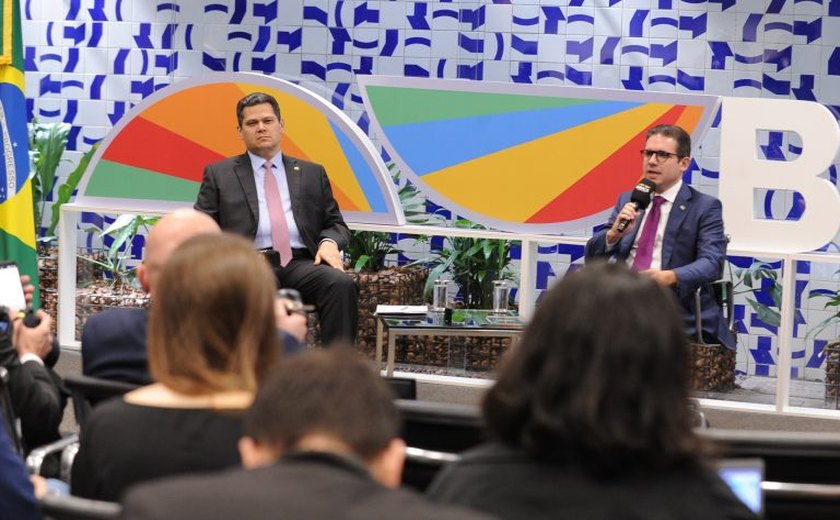 Motta e Alcolumbre defendem protagonismo do Brasil e alinhamento do BRICS em pautas globais