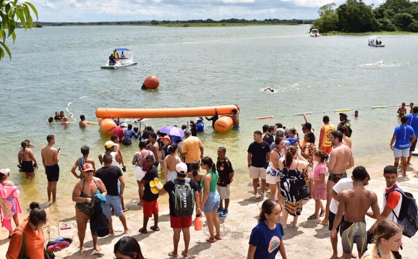 Domingo de natação em Penedo promete movimentar orla do Barro Vermelho