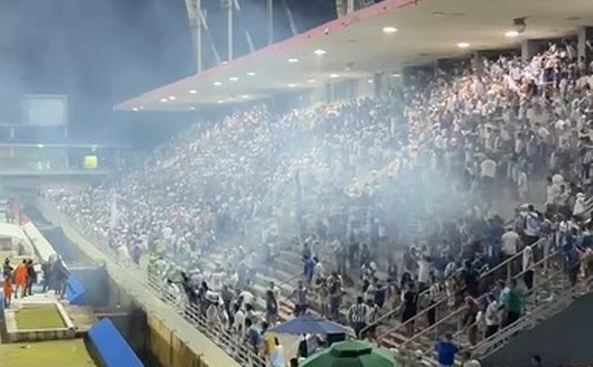 MP vai acompanhar conduta da PM após confronto com torcedores no jogo entre CSA e Ituano