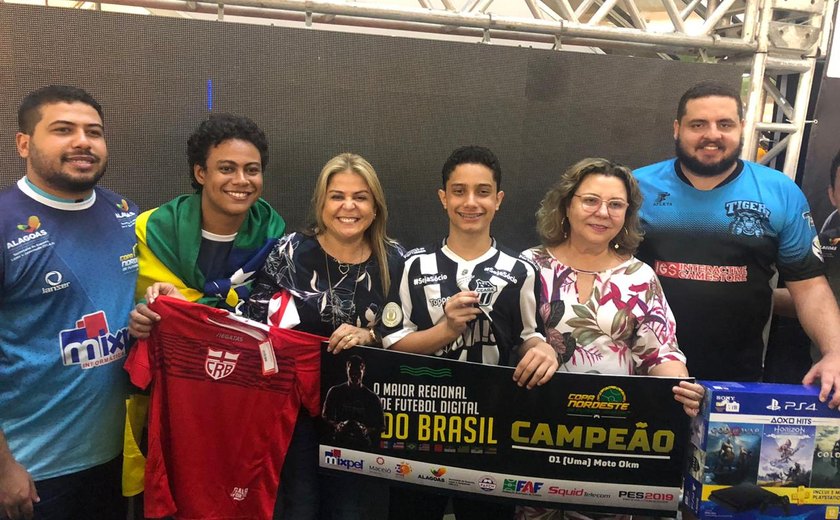 Maceió sedia pela primeira vez a Copa Nordeste de Futebol Digital