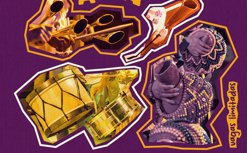 Maracatu Baque Novaurora abre inscrições gratuitas para Oficina Percussiva em Palmeira dos Índios