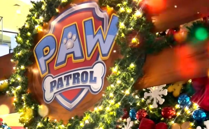 Natal da Patrulha Canina no Pátio