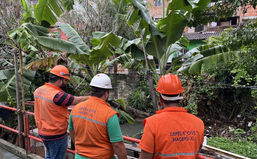 Defesa Civil de Maceió inicia operações de prevenção para o período chuvoso de 2024