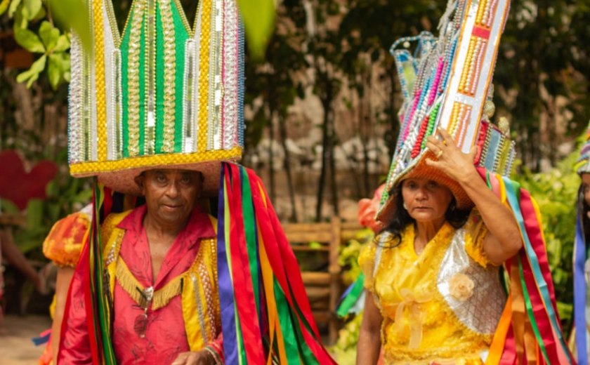 No dia do folclore a associação dos folguedos populares de Alagoas, empossa sua nova diretoria