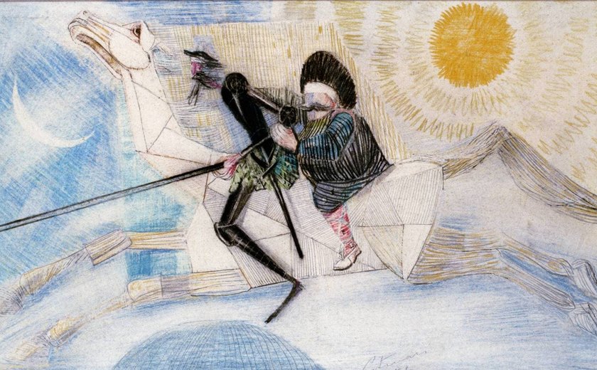 Dom Quixote, por Drummond e Portinari