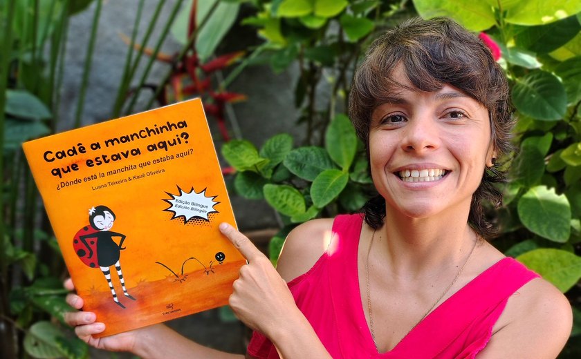 Livro infantil sobre o litoral norte de Maceió ganha edição bilíngue e relançamento com oficina gratuita