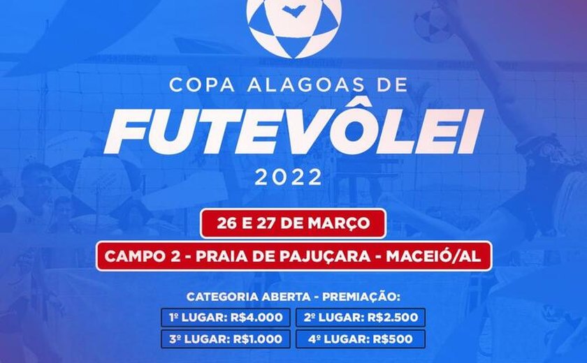 Copa Alagoas de Futevôlei movimenta o cenário esportivo no mês de março