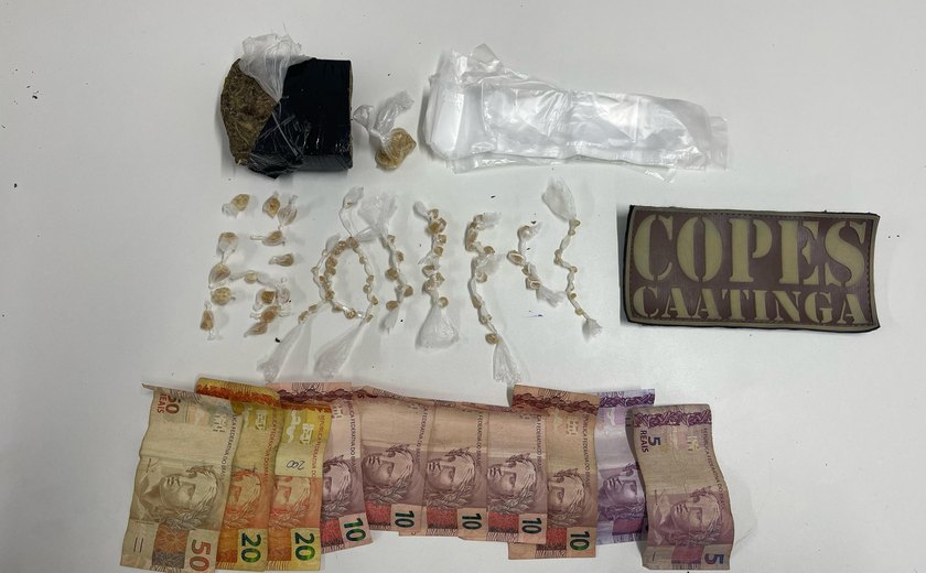 Operações da PM prendem seis suspeitos e apreendem arma e drogas no interior de Alagoas