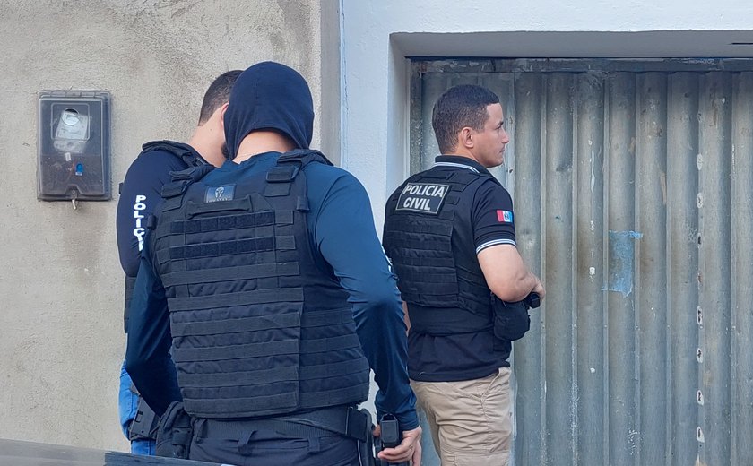 Mais de 15 são presos em operação da Polícia Civil em Alagoas deflagrada nesta quarta-feira