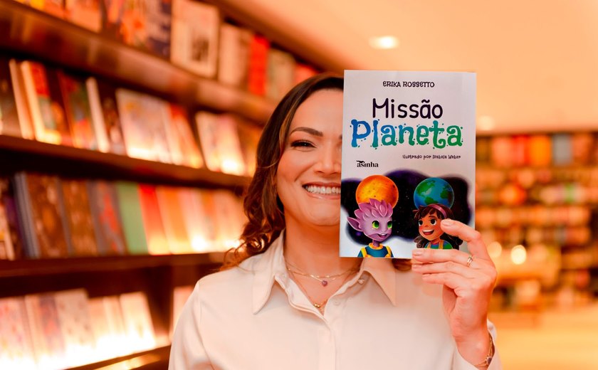 'Missão planeta': escritora e astrônoma paulista Erika Rossetto lança livro infantil que une astronomia e sustentabilidade em uma aventura consciente