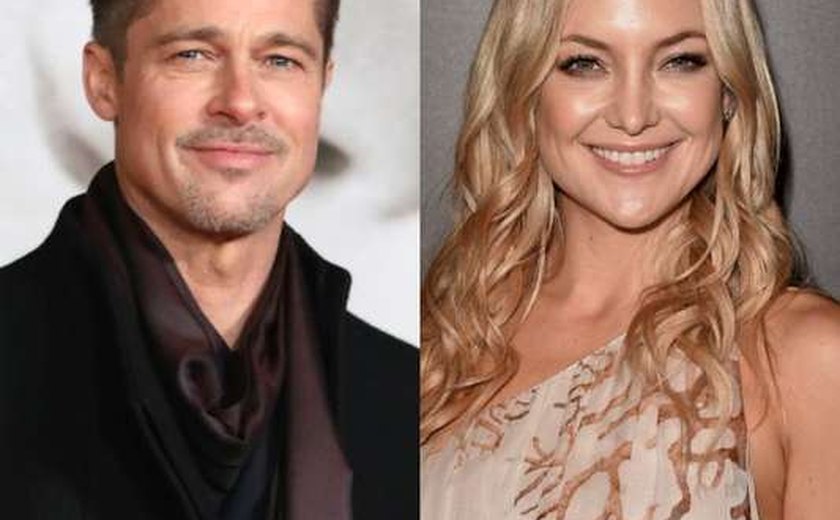 Brad Pitt e Kate Hudson estão morando juntos em Hollywood