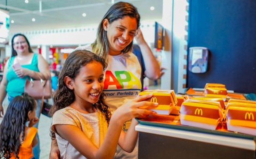 Assistência de Arapiraca marca presença em ações sociais do McDia Feliz 2023