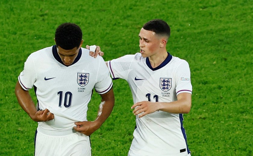 Inglaterra joga mal, empata, mas escapa da Alemanha na Euro; Dinamarca e Eslovênia se garantem