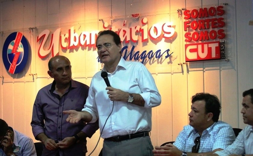 Renan participa de reunião com guardas municipais em Alagoas