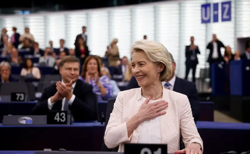 Von der Leyen conquista segundo mandato como presidente da Comissão Europeia