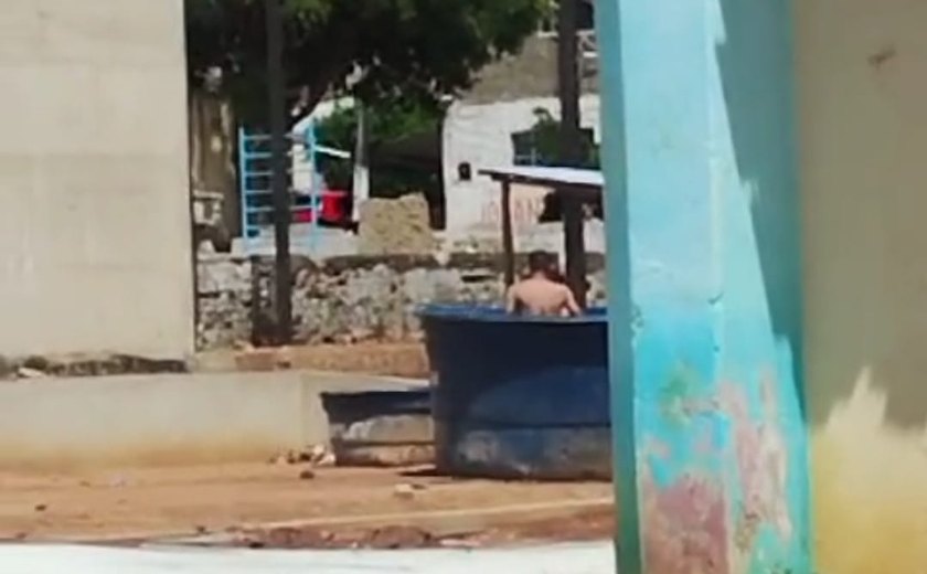 Insólito refúgio urbano: casal aproveita caixa de água para fugir do calor e fazer sexo no Jardim Brasil