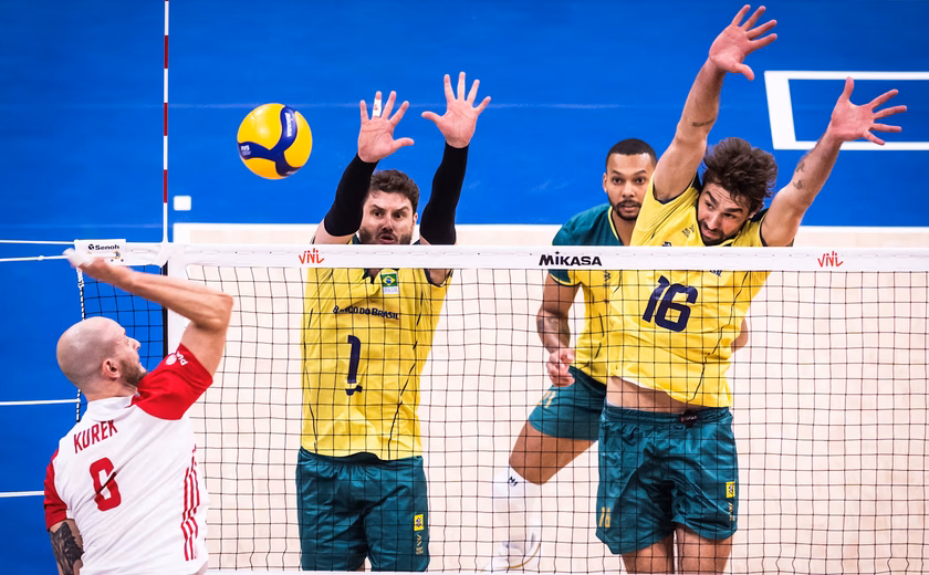 Polônia bate Cuba e encara seleção brasileira masculina de vôlei nas quartas da Liga das Nações