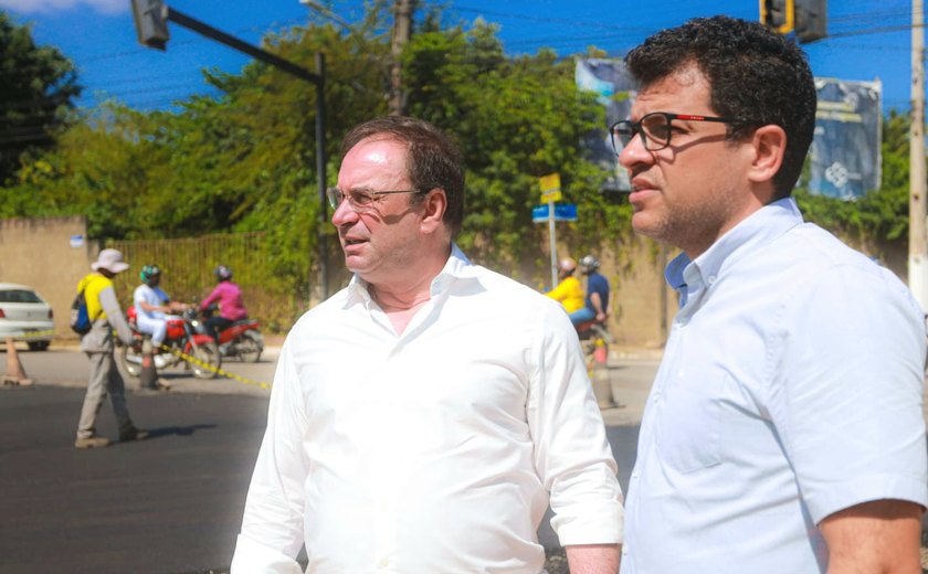 Prefeito Luciano acompanha obras de ampliação da Marginal do Piauí