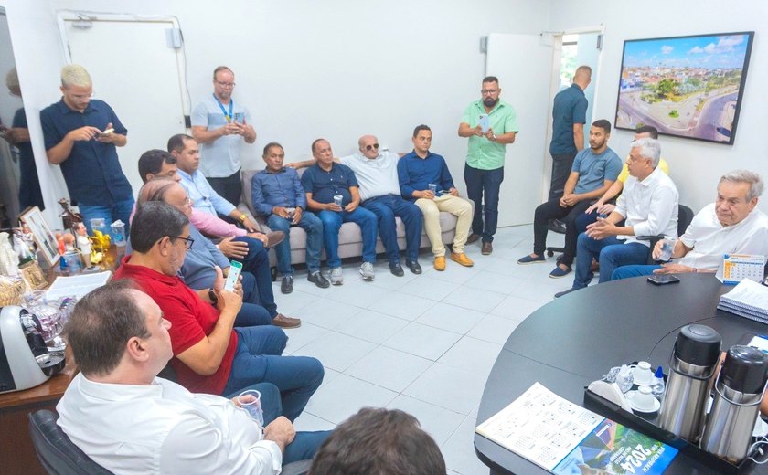 Governador em exercício Ronaldo Lessa visita Arapiraca para agendas oficiais com o Prefeito Luciano Barbosa