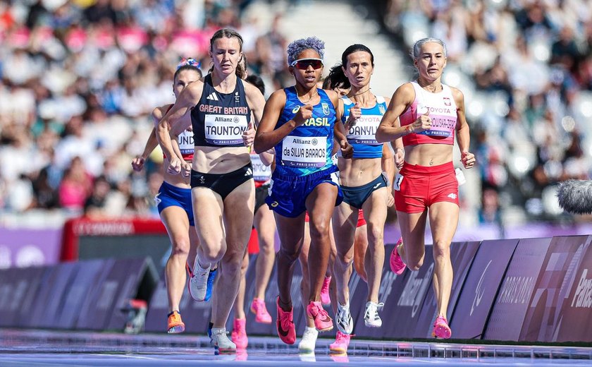 Antônia Keyla conquista bronze nos 1500 metros classe T20