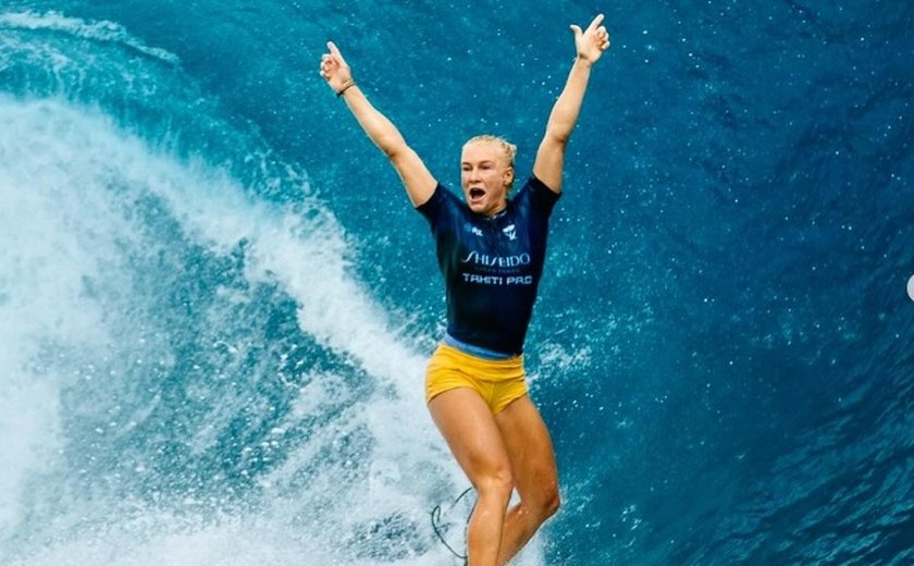 Tati Weston-Webb é gaúcha-havaiana que escolheu o Brasil e traz a paixão pelo surfe no sangue