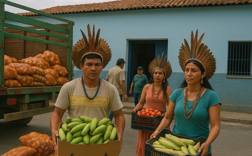 Indígenas da Fazenda Canto em Palmeira dos Índios abastecem merenda de Igaci, mas continuam excluídos da própria cidade