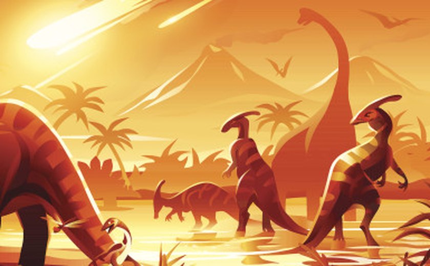 O asteróide que matou os dinossauros pode não ter provocado uma tempestade de fogo