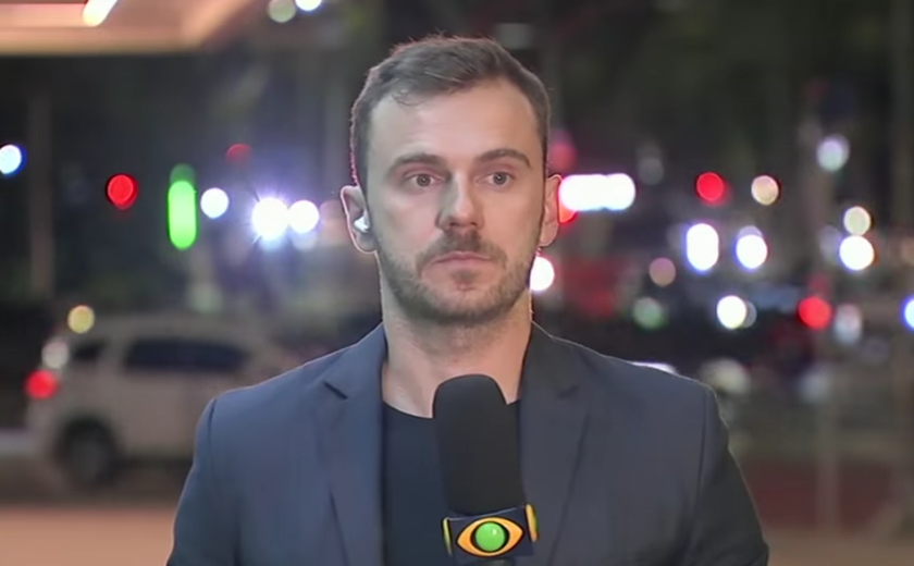 Repórter de TV sofre tentativa de roubo quando se posicionava para entrar ao vivo na Faria Lima