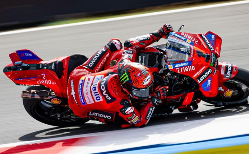 Bagnaia bate recorde da pista e crava a pole na etapa da Holanda de Moto GP