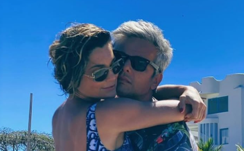 Otaviano Costa revela que casamento à distância com Flávia Alessandra 'deu ainda mais tempero'