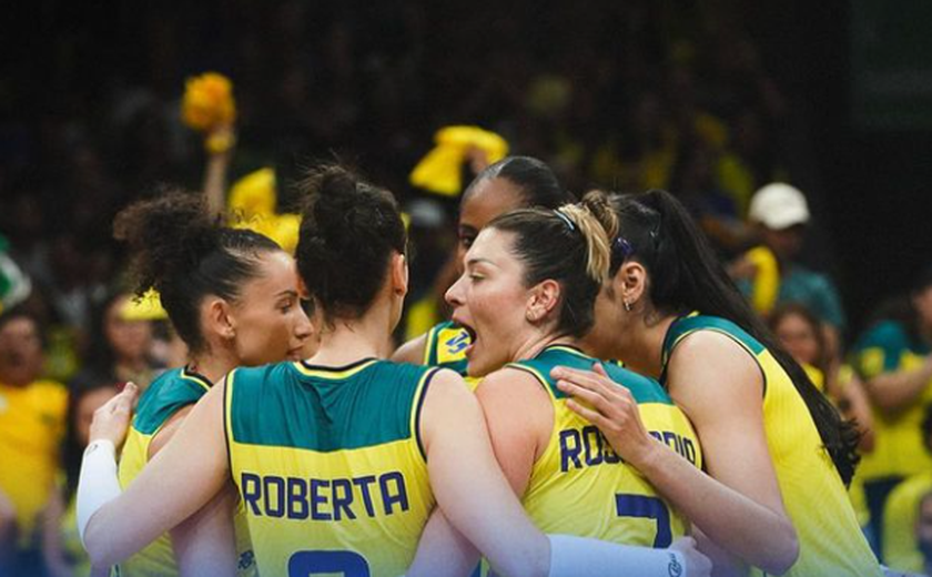 Seleção feminina de vôlei se vinga da Sérvia e conquista 4ª vitória seguida na Liga das Nações